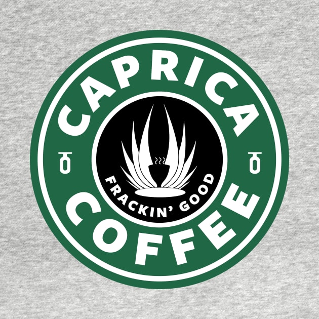 Caprica Coffee Frackin Good Battlestar Galactica Starbucks by Rebus28